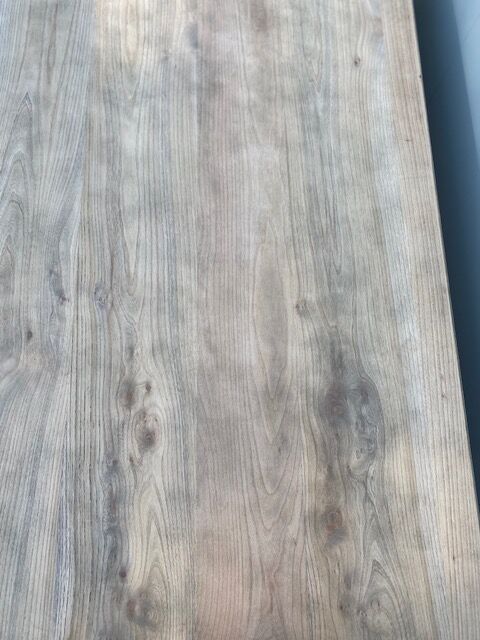 Farmhouse table walnut stripped 200 cm