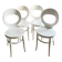 4 chaises modèle mouette Baumann