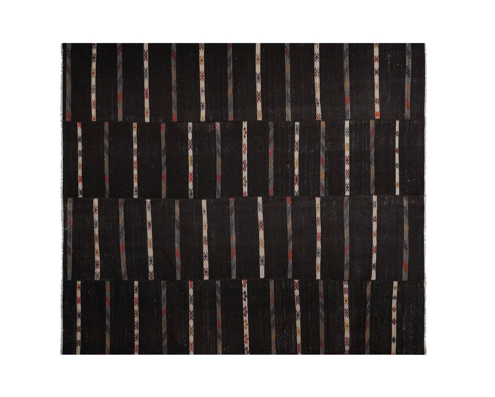 Tapis Kilim turc vintage tissé main