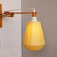 Mid-century Modern Scandinavian Accordion Wall Lamp, 1970s