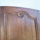 Louis XV walnut wardrobe doors