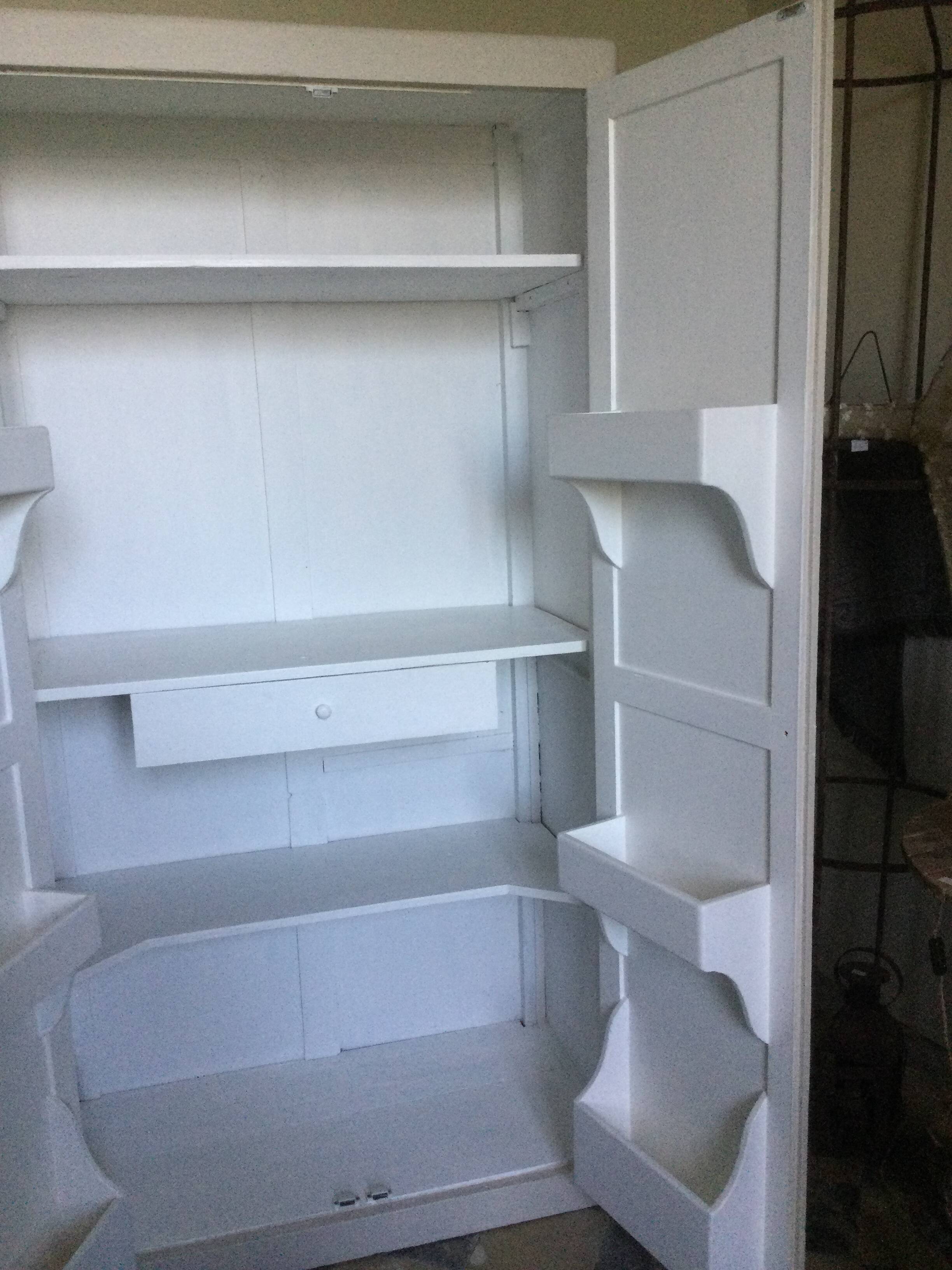 Antique Parisian 3-door wardrobe