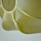 Pair of "cocoon" wall lights, resin and pine, Italy, 1970