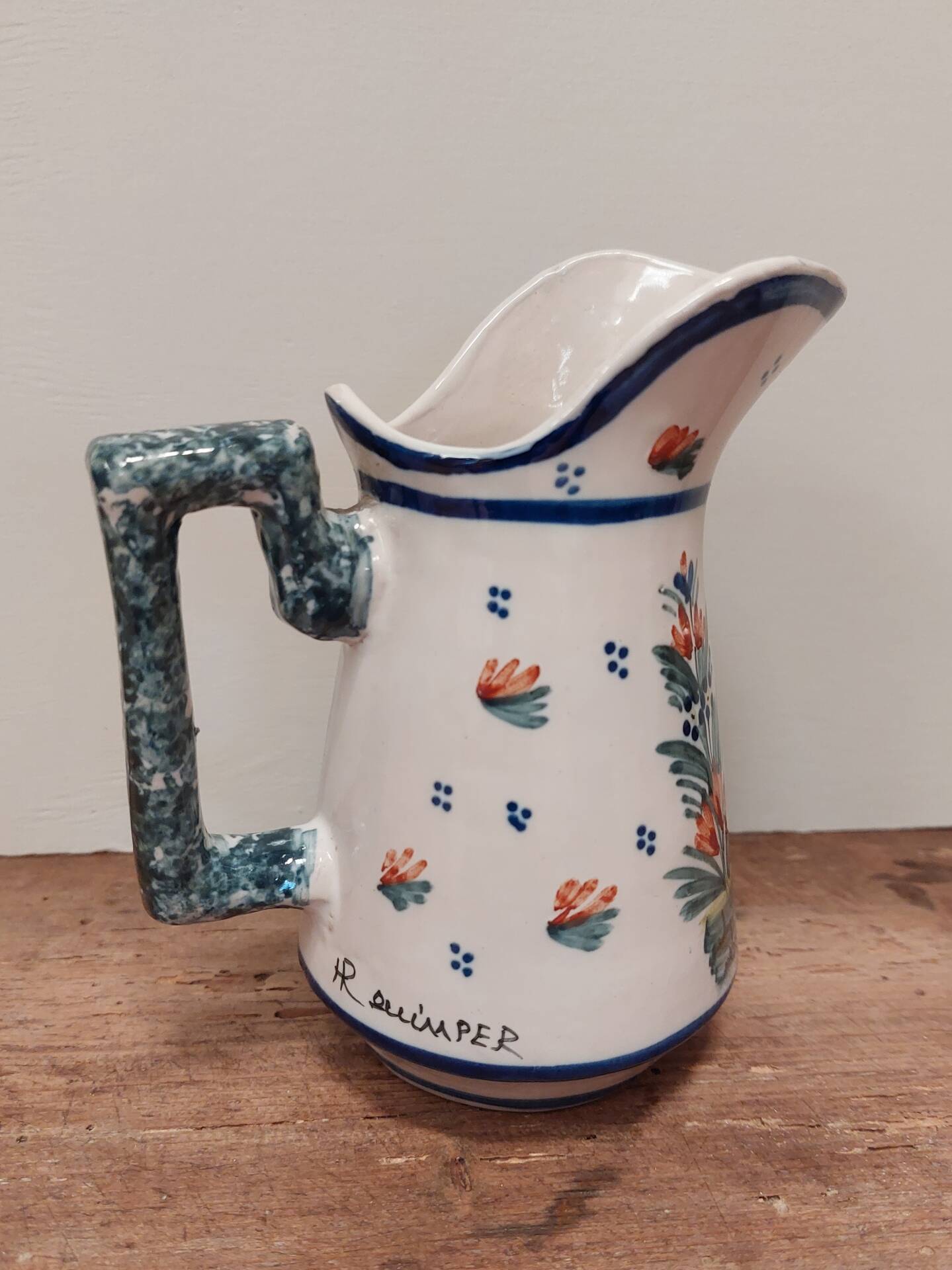 Henriot Quimper milk jug