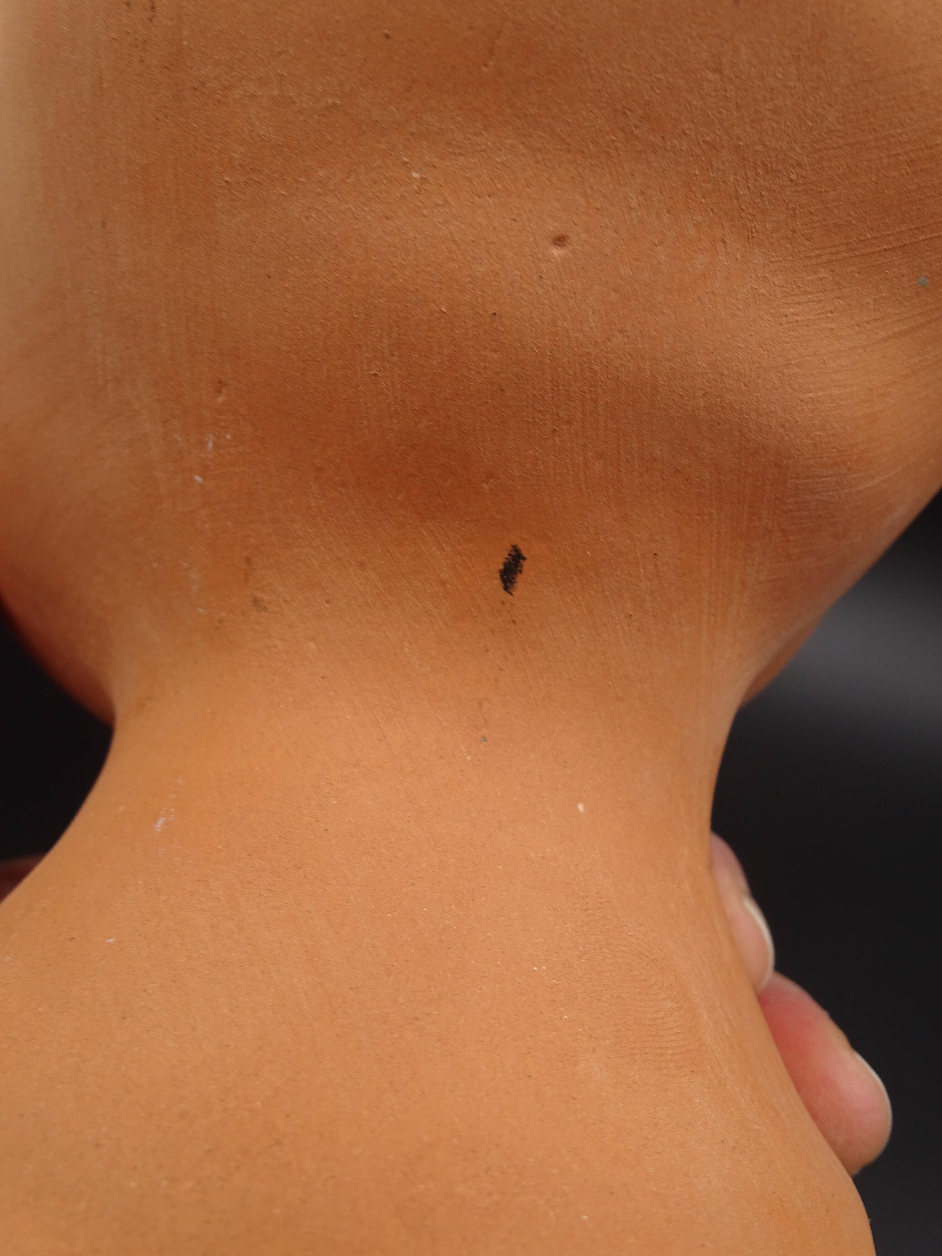 Vase in the shape of a baby's head - poupon