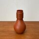 Minimalist German vase from the mid-century, Wormser Terra-Sigillata pottery, 1960s.