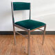 Lot de 4 chaises en velours vert