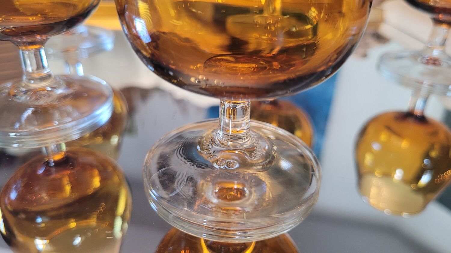 Aperitif glasses, digestive 60's