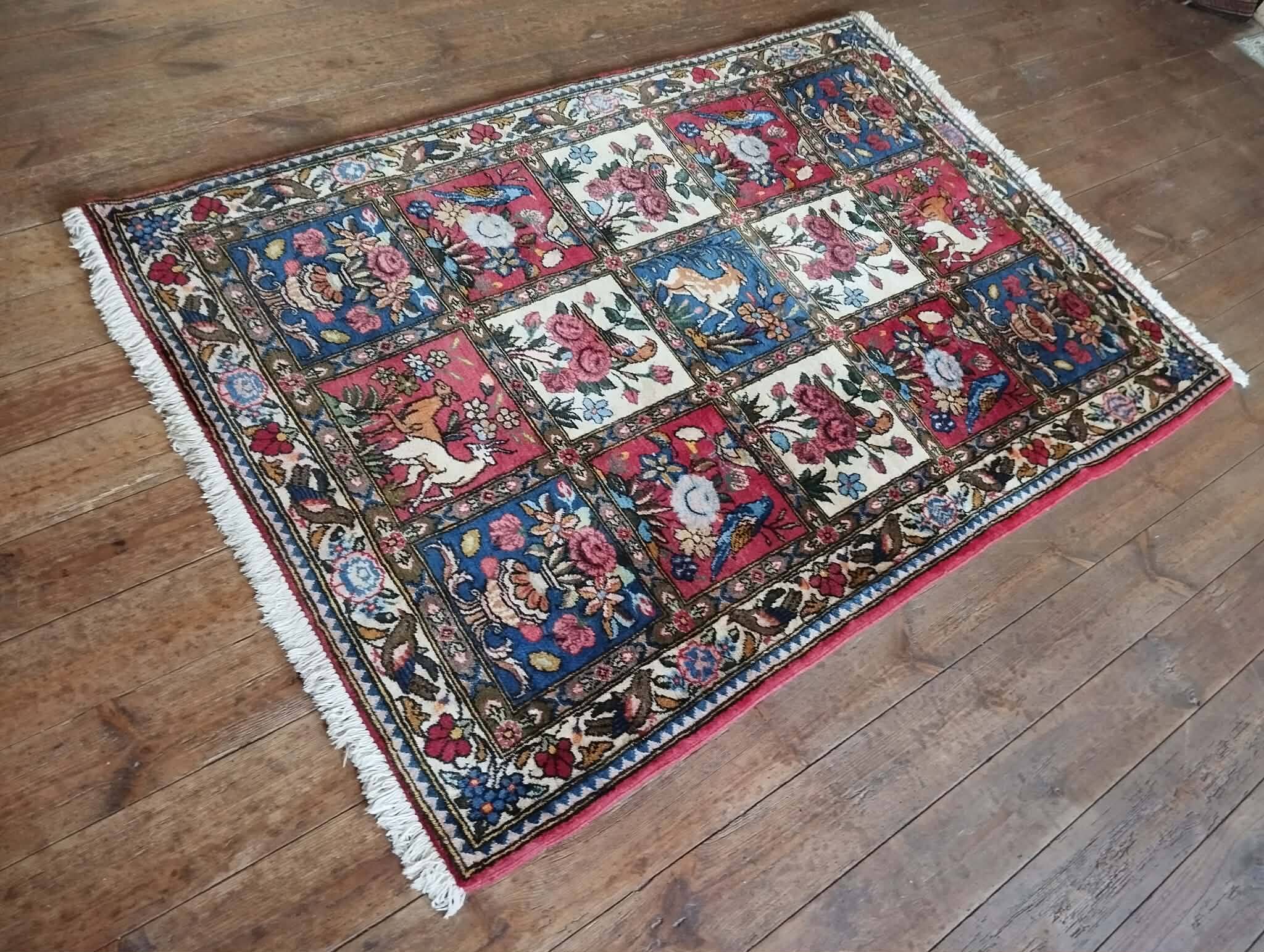 Handmade Bachtiar Djahad Persian rug 160x108cm