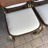 6 chaises cesca Marcel Breuer Italie 1970