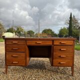 Scandinavian style wooden desk