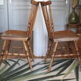 Paire de chaises Baumann modèle Tacoma