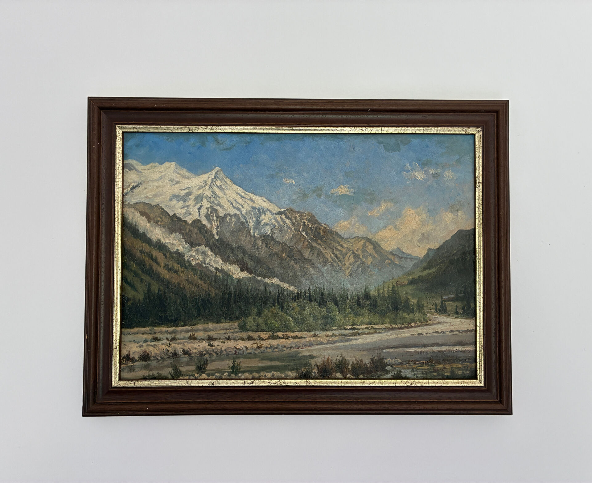 Vue de Chamonix, Jules Lorning, 1888