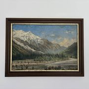 View of Chamonix, Jules Lorning, 1888