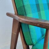 Vintage Scandinavian 2-seater sofa bench - 1950s