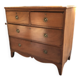 Commode anglaise XVIIIème en acajou