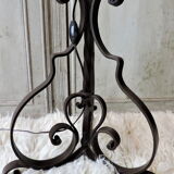 Lampadaire en fer forgé 1950