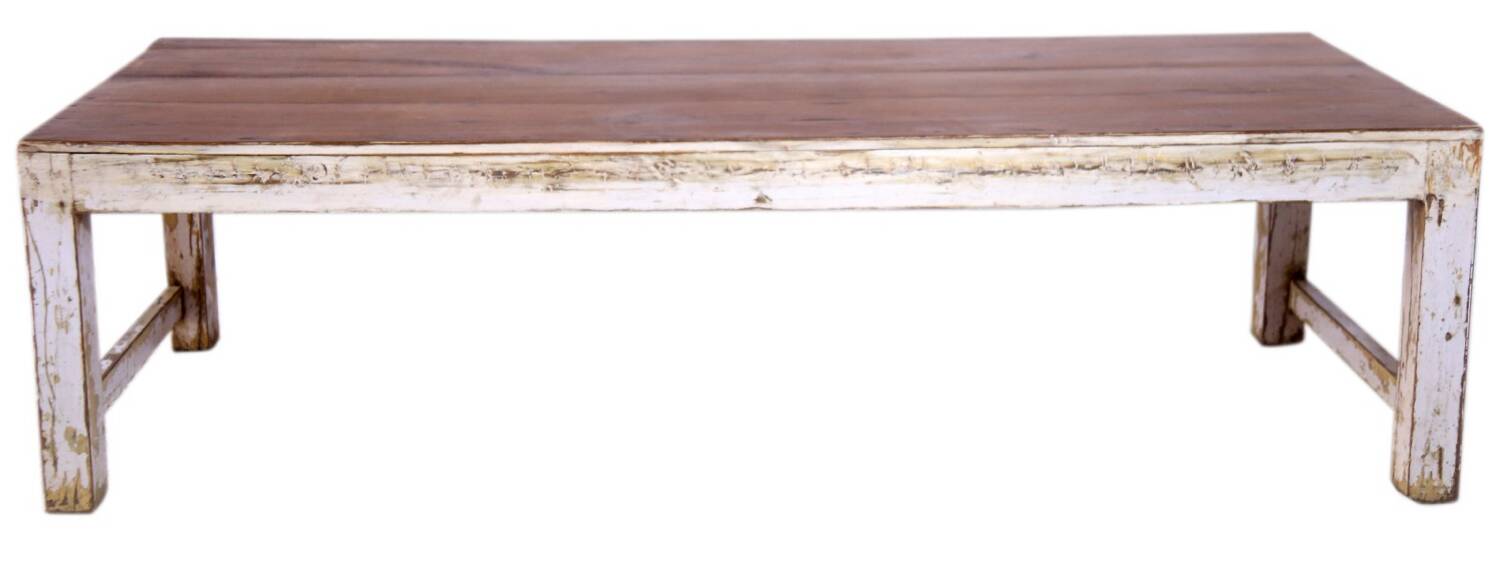 Antique coffee table in Burmese teak.