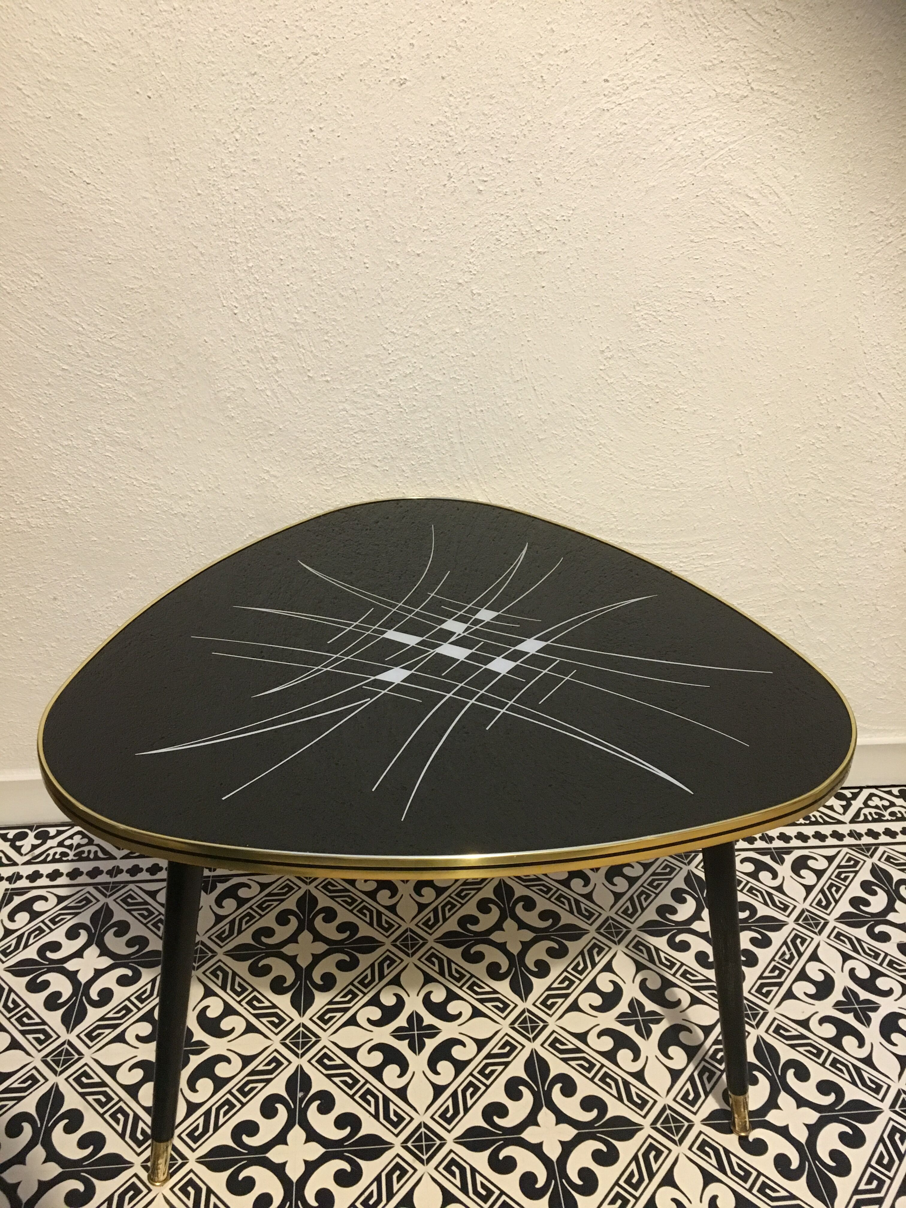 Tripod vintage side table