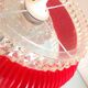 Suspension in glass and plexiglass with diamond points / vintage 60s-70s