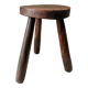Solid wood tripod stool