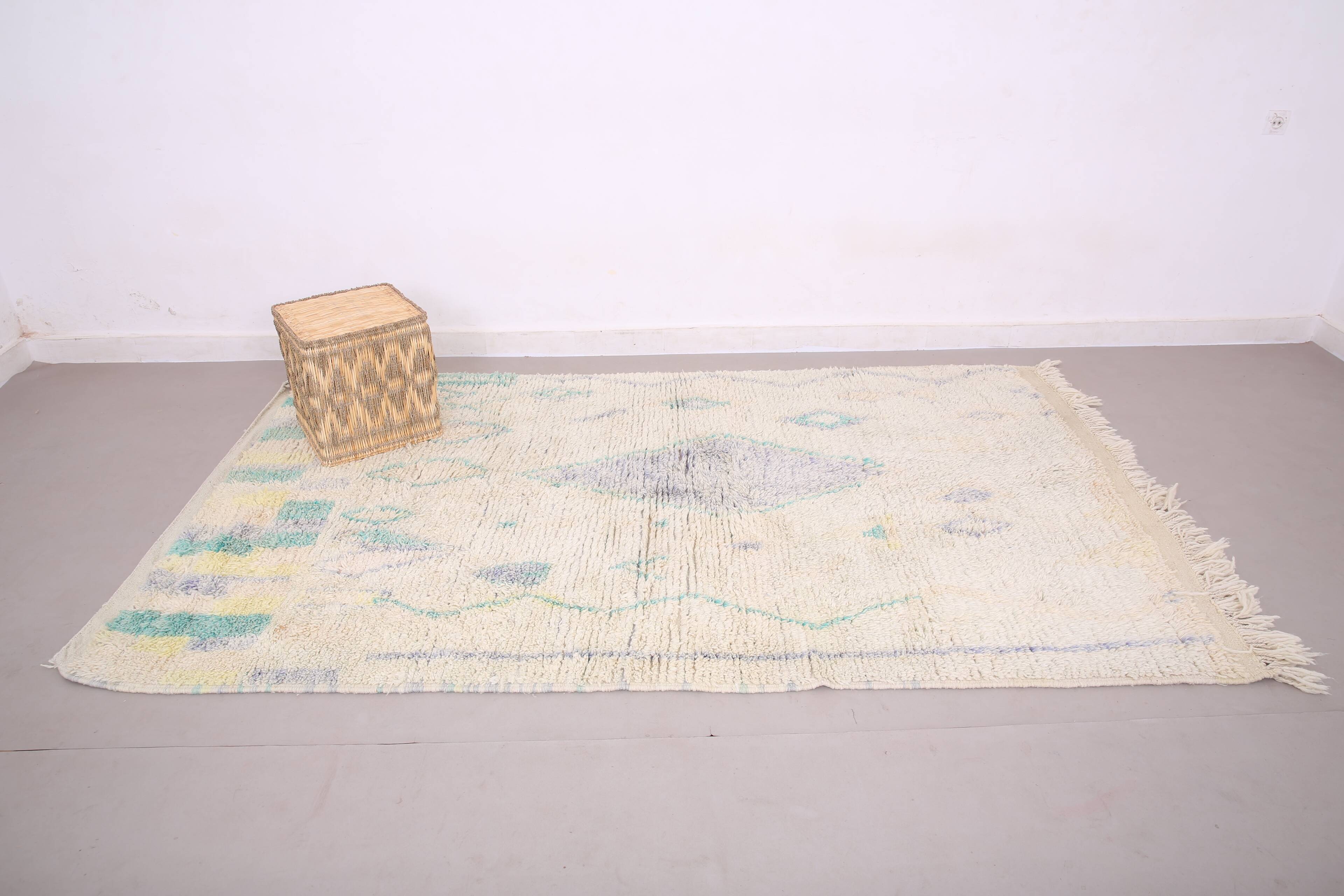 Vintage Boujaad Rug 162 x 271 cm - Berber Wool Rug - Handmade Moroccan rug
