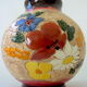 Terracotta vase incised by Jean Clergue in Vallauris