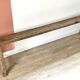 Oak farm bench
