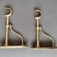 Brass curtain rod holder