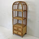 Vintage rattan shelf