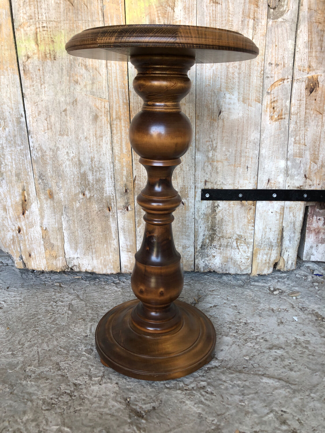 Vintage solid wood side table