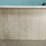 80's travertine coffee table