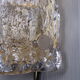 Elongated wall lamp by Kaiser Leuchten with double glass 1960s