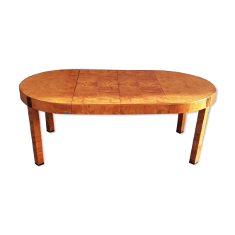 Vintage table in elm magnifying glass 2 extensions