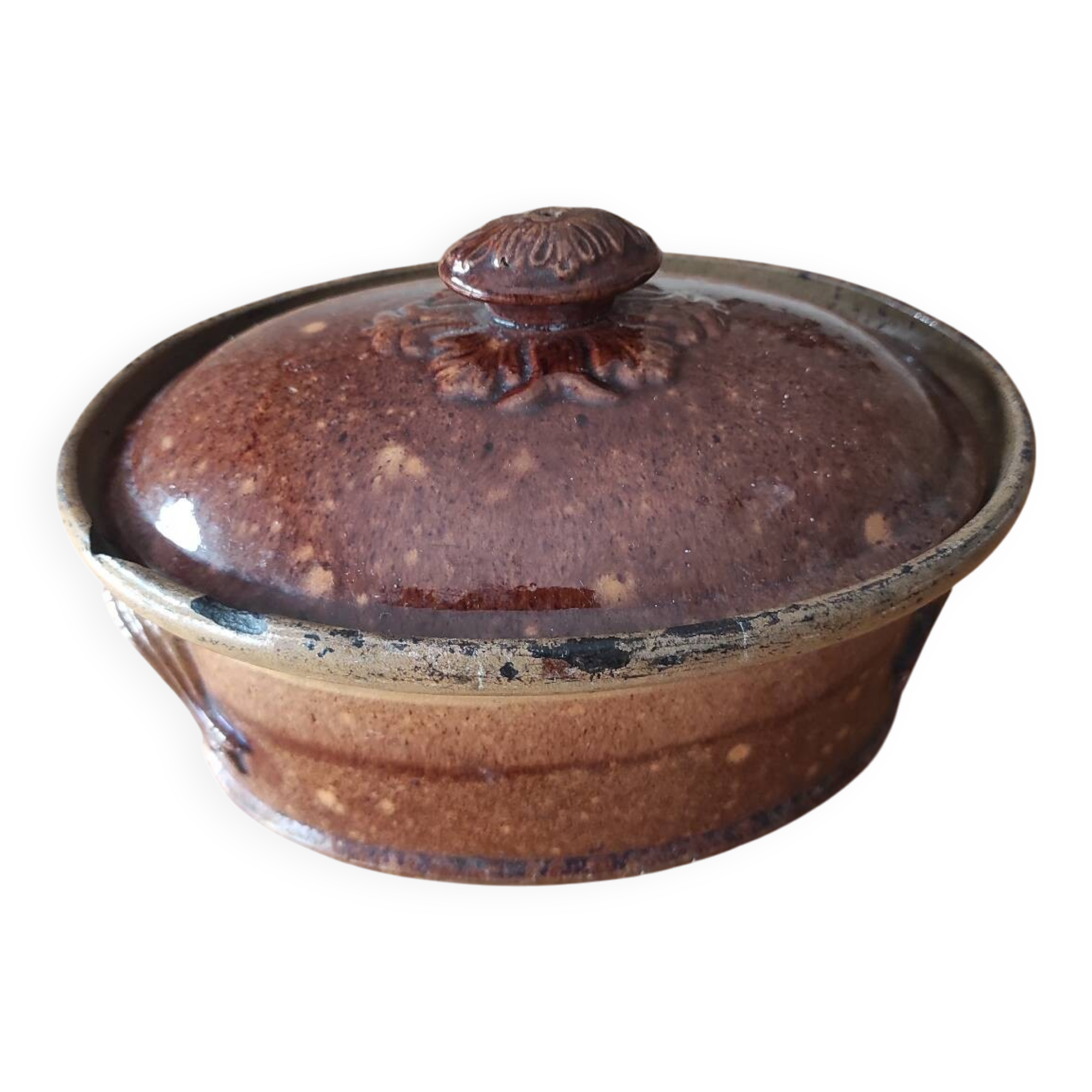 Old terrine in glazed earthenware MIELLE