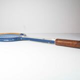 Blue Montana M505 racket with leather bag