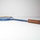 Blue Montana M505 racket with leather bag