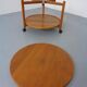 Danish Teak Bar Cart with Removable Tray, 1960s