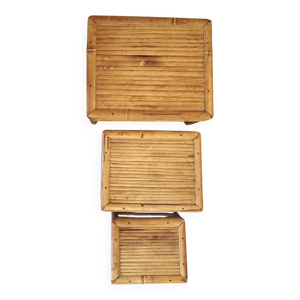 Ensemble de 3 tables