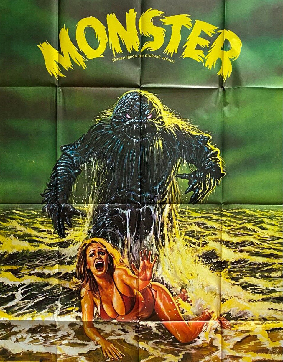 Original cinema poster "The Monsters of the Sea" 100x140cm 1980