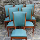 6 art deco chairs 1940