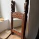 Carved solid wood mirror