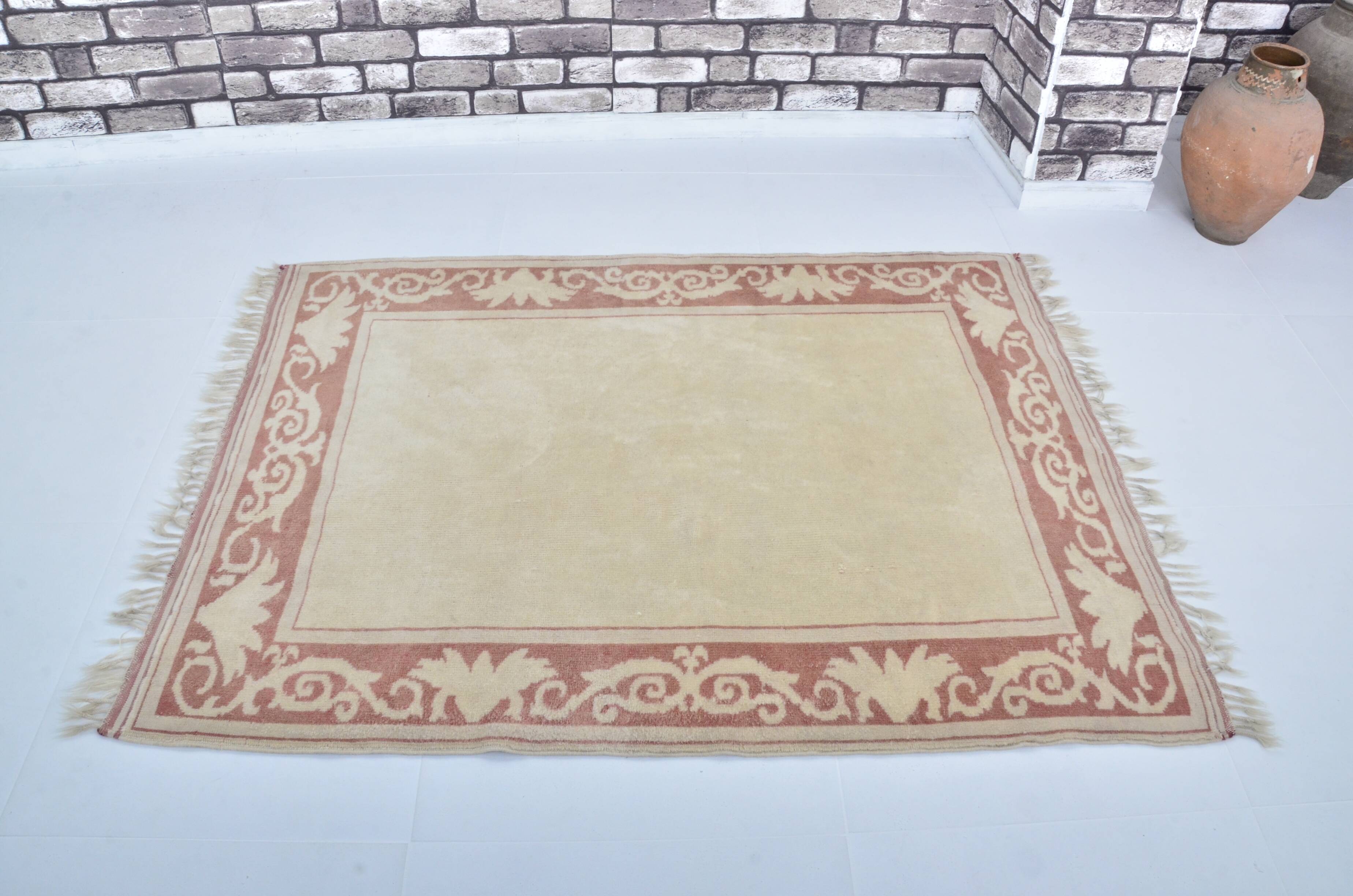 Turkish Oushak handmade rug sku 3597
