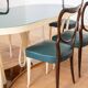 Salle à manger en racine de noyer, style Vittorio Dassi 1950/1960
