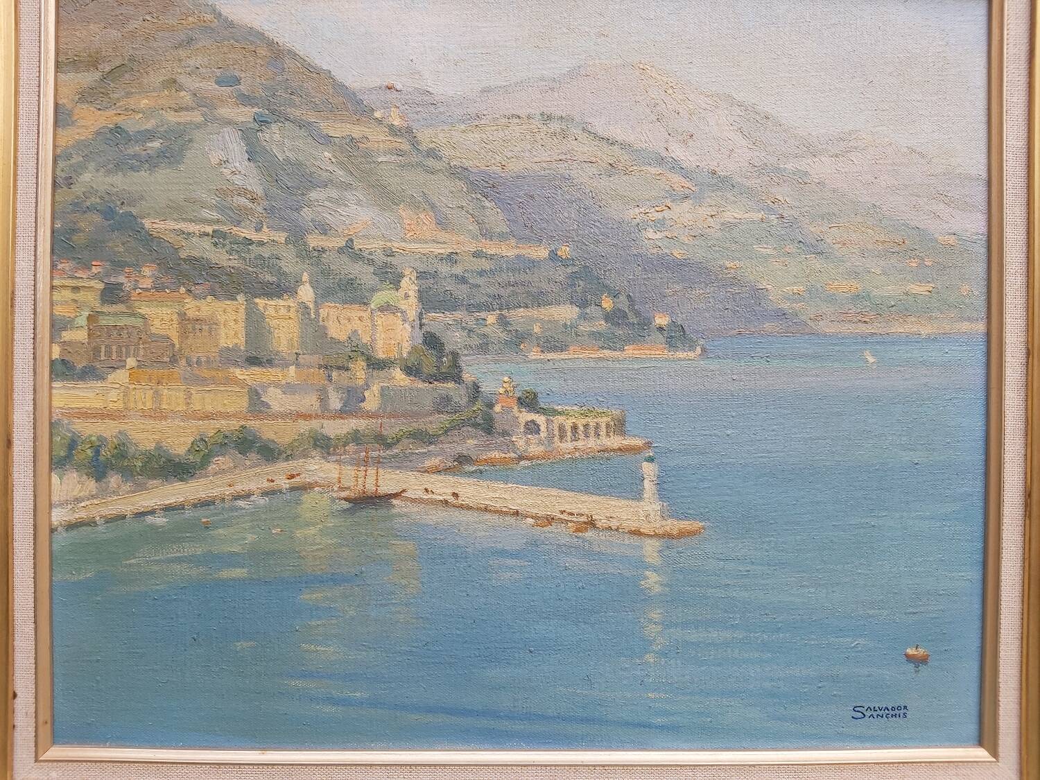 Tableaux Monaco, huile sur toile