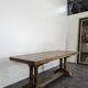 Two-column solid oak monastery table