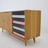 1960s Jiri Jiroutek Oak Sideboard, Czechoslovakia