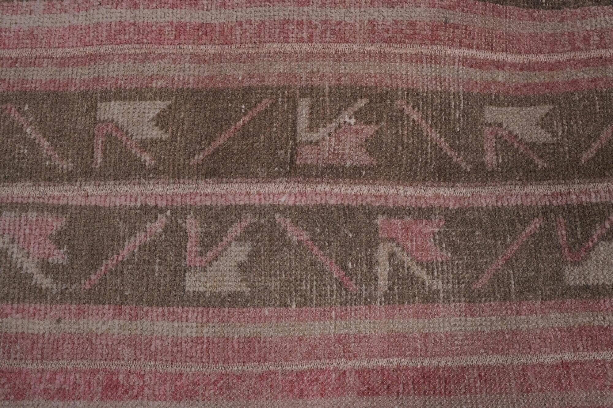 Vintage Turkish hallway rug 67x470 cm