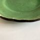 Plate Dieulefit in glazed stoneware with flutes Etienne Noel 1950