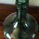 Green glass demijohn 2 L Viresa